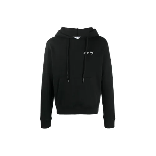 OFF-WHITE Swimming Man Logo Hoodie 