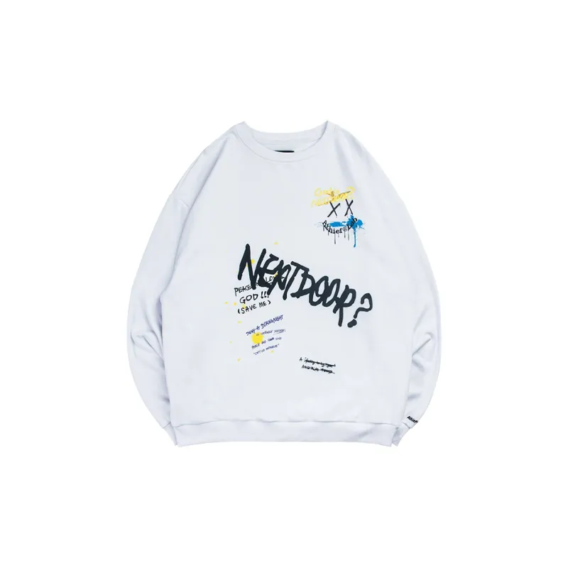 Athief Crew Neck Loose Fit Sweatshirt Unisex-5