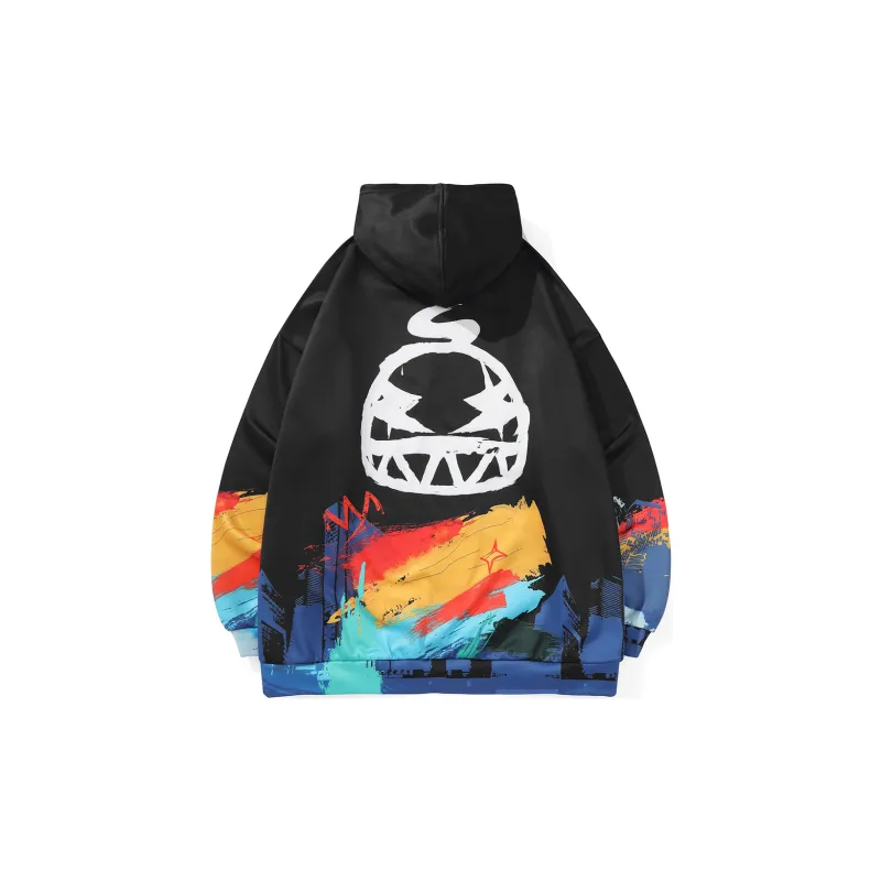 GENANX Winter Sweatshirt Unisex Black-1