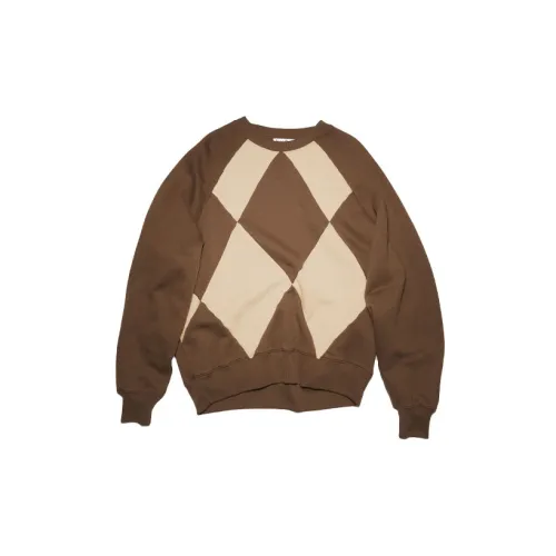 Acne Studios Sweatshirts Unisex Chocolate Brown