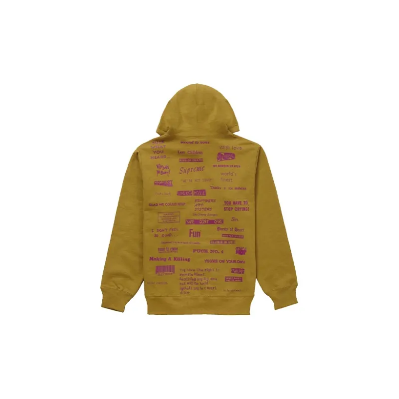 Supreme Stop Crying Hooded Sweatshirt-11