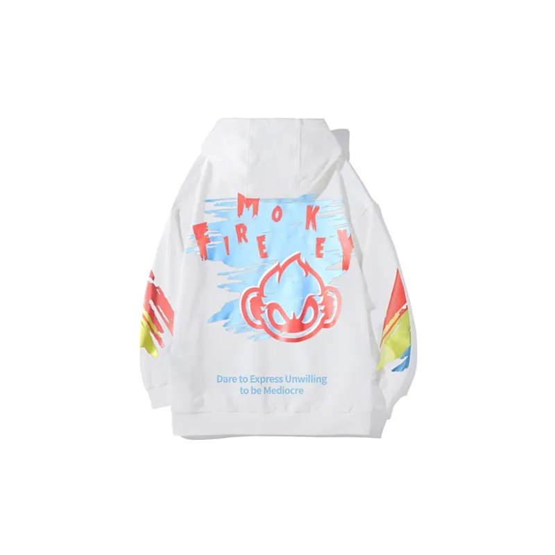 FireMonkey Hooded Loose Fit Sweatshirt Unisex-1