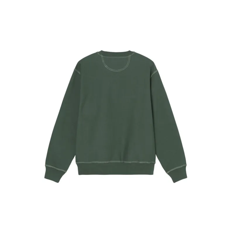 Stussy Contrast Stitch Label Crew-8
