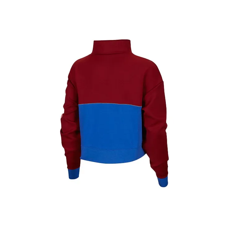 Nike Dri Fit Sweatshirt Women's Red Blue-1