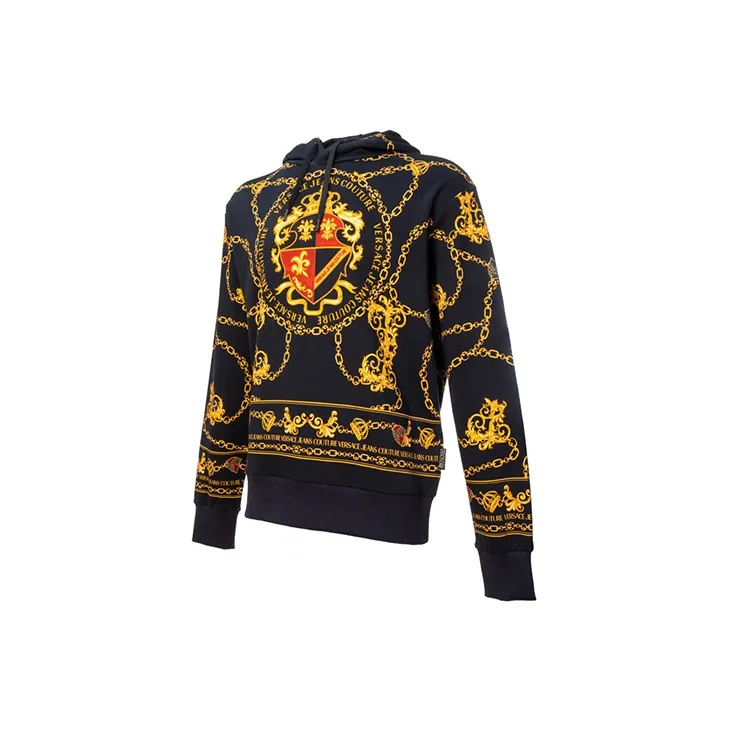 VERSACE JEANS COUTURE Hooded Sweatshirt Men's Black-2