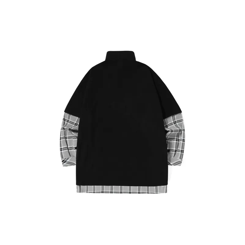 XXGOGO Stand Collar Loose Fit Sweatshirt Unisex-1