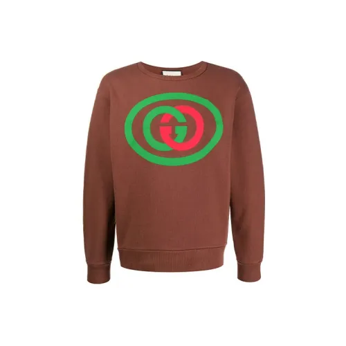 GUCCI Sweatshirts Men Brown