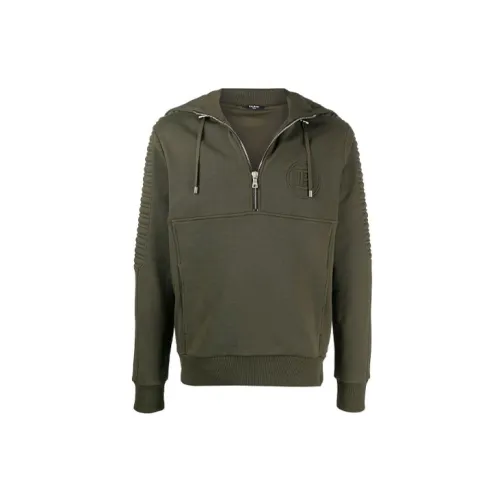 BALMAIN Sweatshirts Men Green