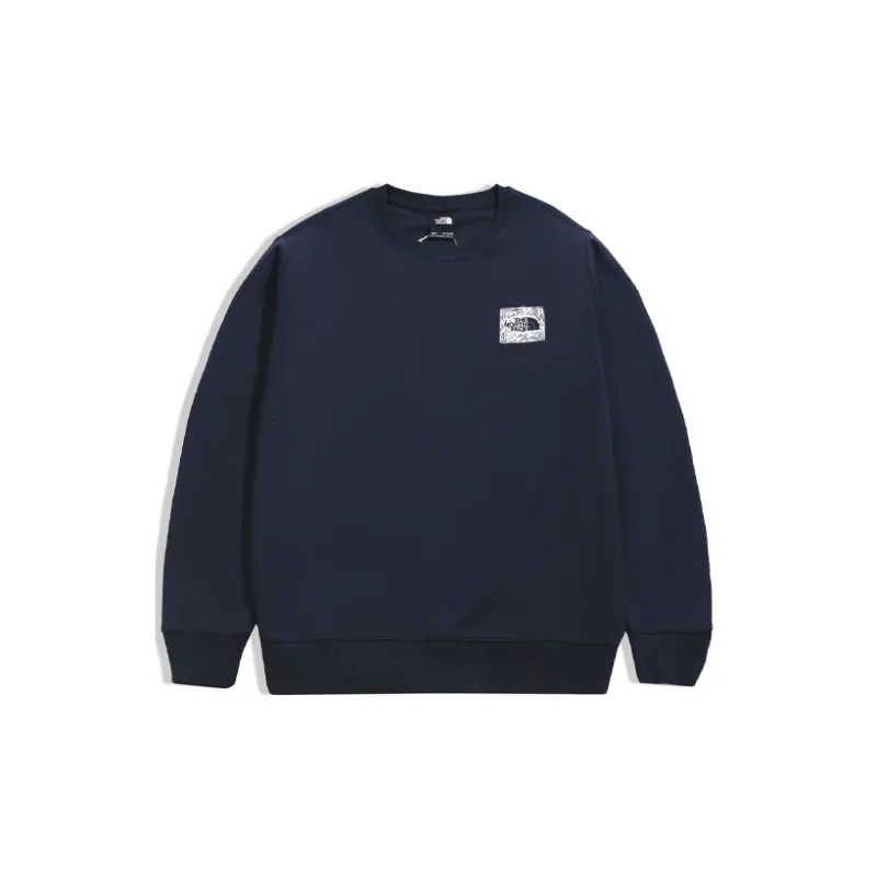 THE NORTH FACE Sweatshirt Fall Unisex Dark Blue-1