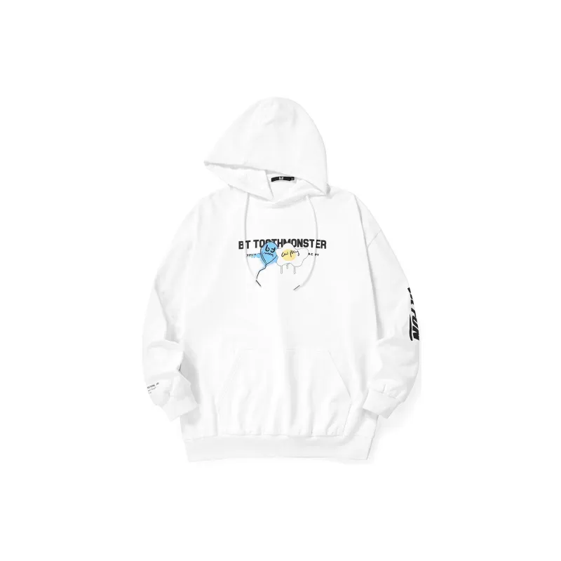 Bt Hooded Loose Fit Regular Sweatshirt Unisex-1