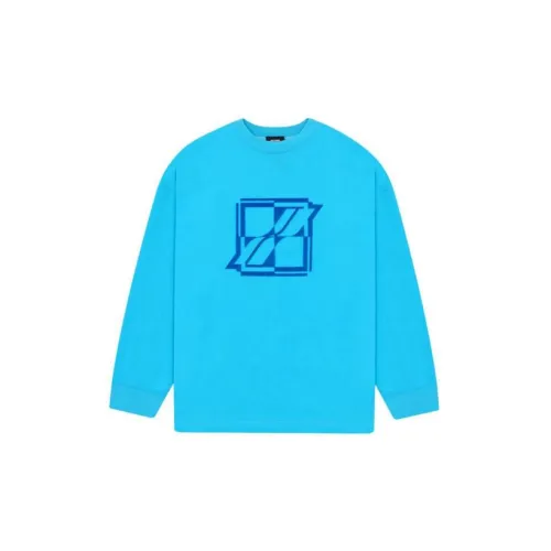 WE11DONE Sweatshirts Unisex Sky Blue