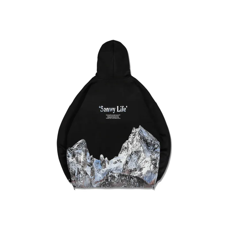 Athief Hooded Loose Fit Regular Sweatshirt Unisex-1