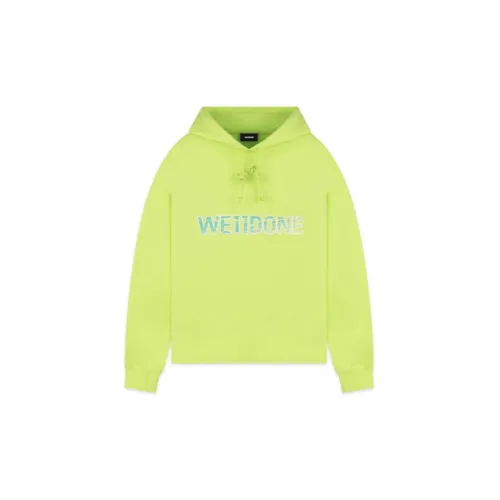 WE11DONE Sweatshirts Unisex Neon Green