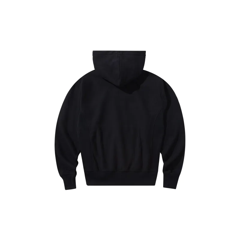 Champion Muhammad Ali Hooded Loose Fit Heavyweight Sweatshirt Fall And Winter US Version Unisex Black-1