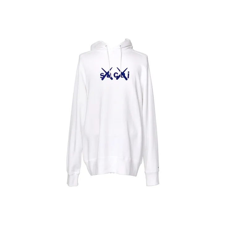 Kaws X Sacai Sweatshirt Unisex White 2 