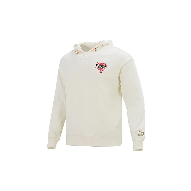 PUMA Sweatshirts Unisex Ecru-1