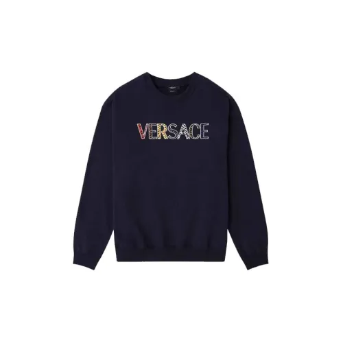 VERSACE Sweatshirts Men Blue