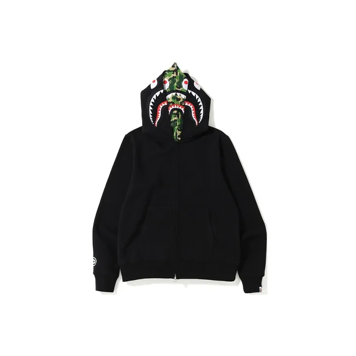 A BATHING APE Abc Shark Full Zip Double Hoodie-8