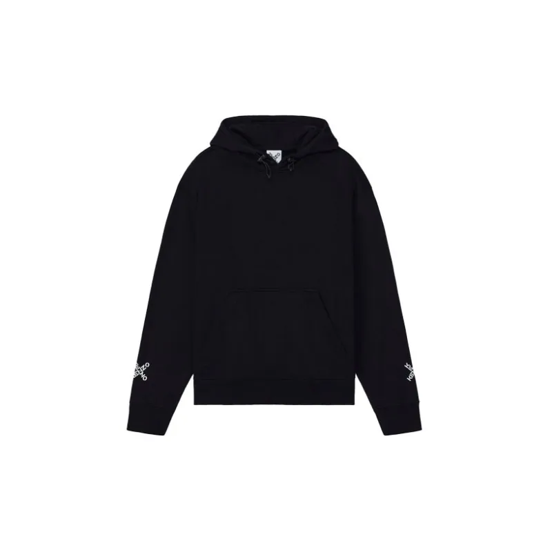 KENZO Letter Logo Sweatshirts Men Black-1