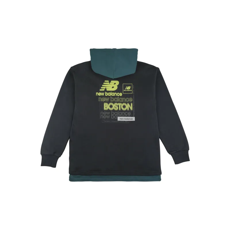 New Balance Sweatshirts Unisex Black-1