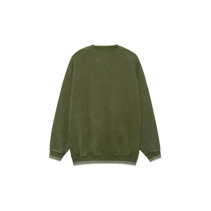 LiNing Sports Basketball Collection Sweatshirts Men Moss Green Color-1