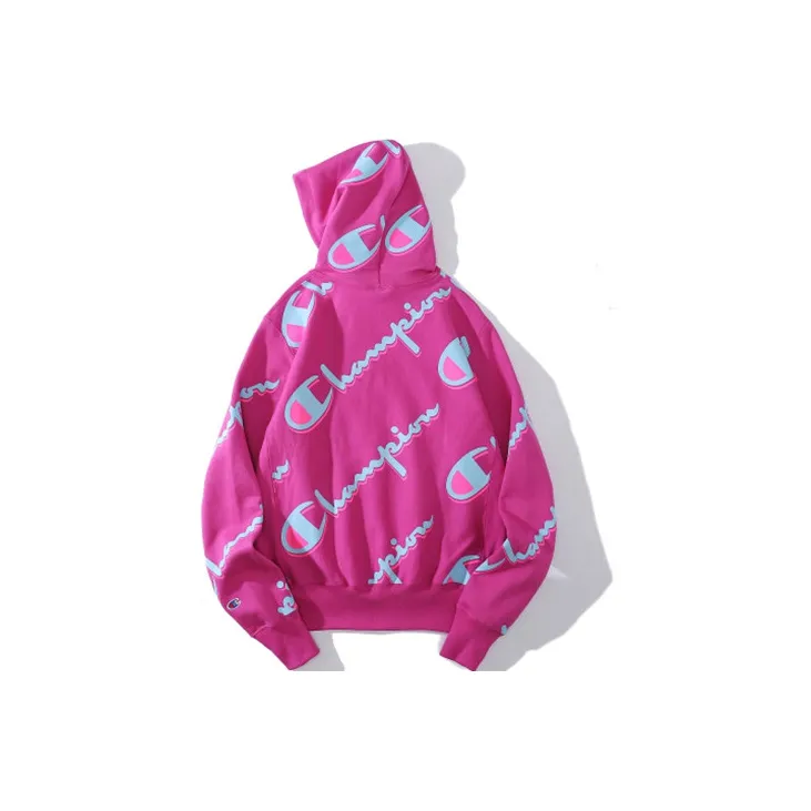 Champion Nba Hooded Regular Sweatshirt US Version Unisex Magenta-1