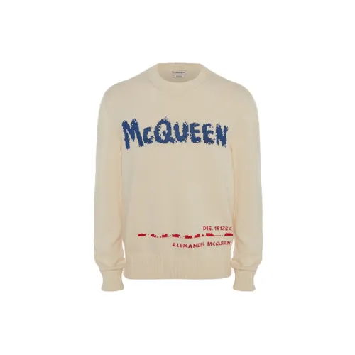 Alexander McQueen Sweatshirts Men Off White