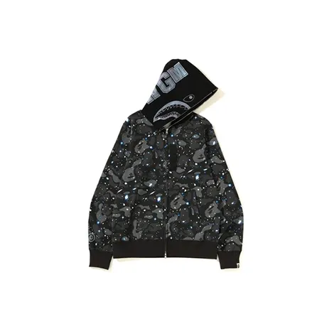 Bape Relaxed Space Camo Full Zip Hoodie-1