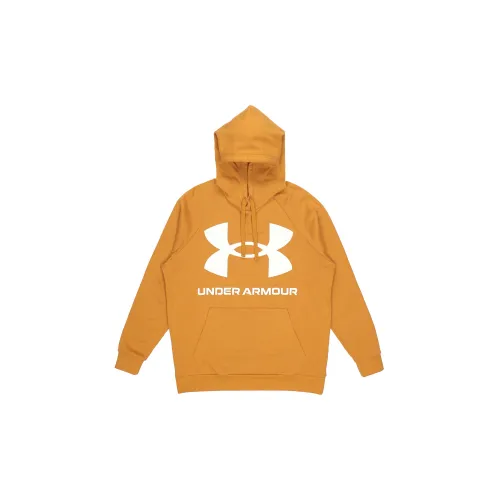 Under Armour Rival Sweatshirts Men Ochre Yellow