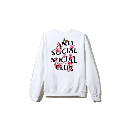 ANTI SOCIAL SOCIAL CLUB Unisex Printing Sweatshirt White