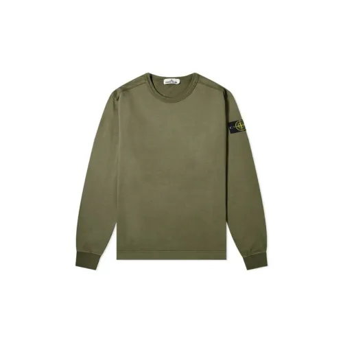 STONE ISLAND Sweatshirts Men Musk Green