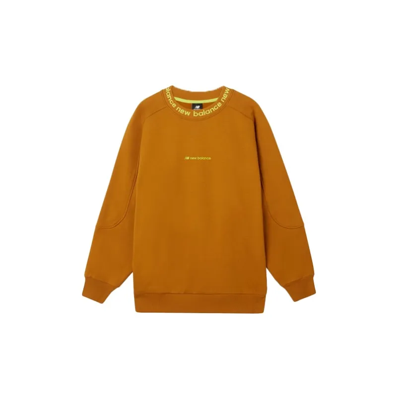 New Balance Sweatshirts Men Yellow-1