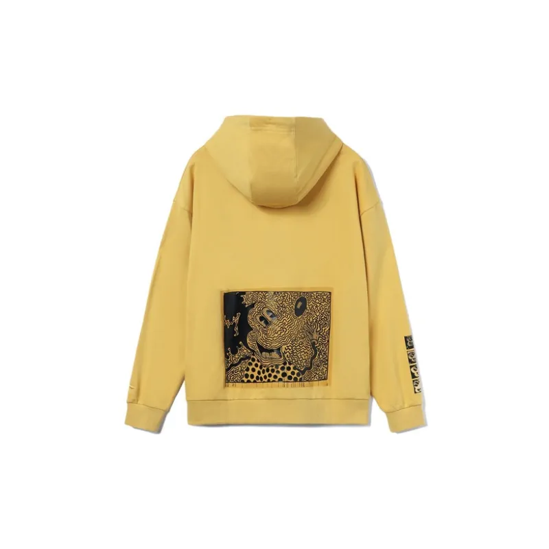 LiNing x Disney Sweatshirt Men's Light Ochre Yellow-1