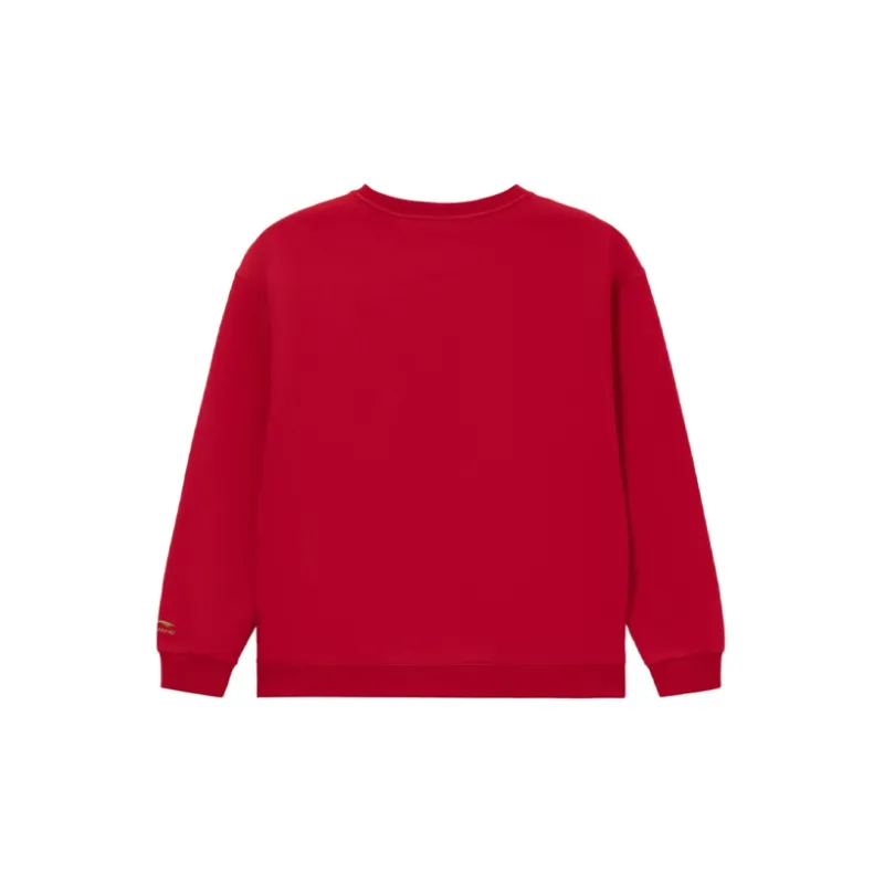 LiNing Sports Trend Series Sweatshirt Unisex Red-1