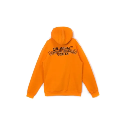 Off-white X Chrome Hearts Sweatshirts Men Orange