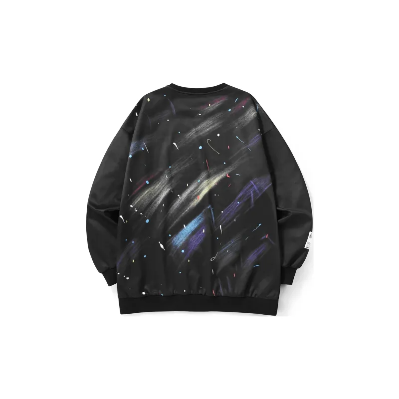 GENANX Crew Neck Loose Fit Regular Sweatshirt Unisex-1