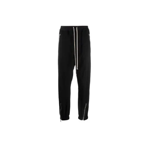 RICK OWENS Knitted Sweatpants Men Black