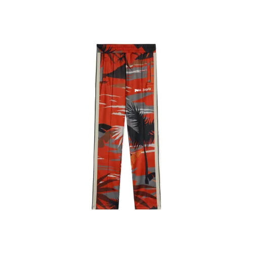 PALM ANGELS Hawaii Track Pants Red/Multi/Off White