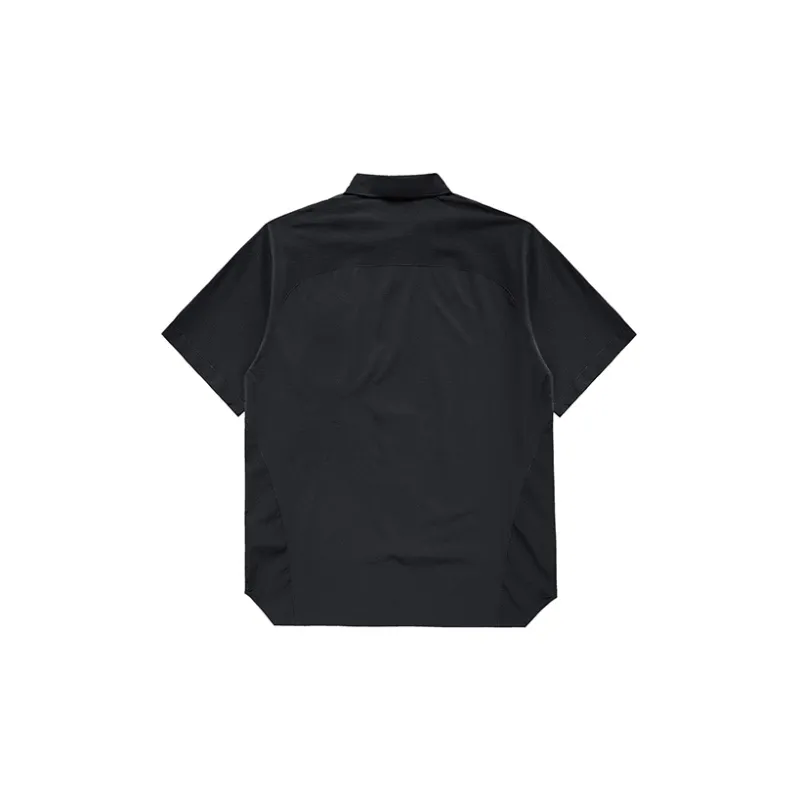 VIP Solid Color 3D Effect Pocket Thin Short Sleeved Shirt Unisex-1