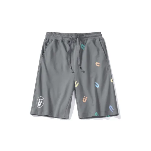 Guuka Casual Shorts Men Smoke Gray