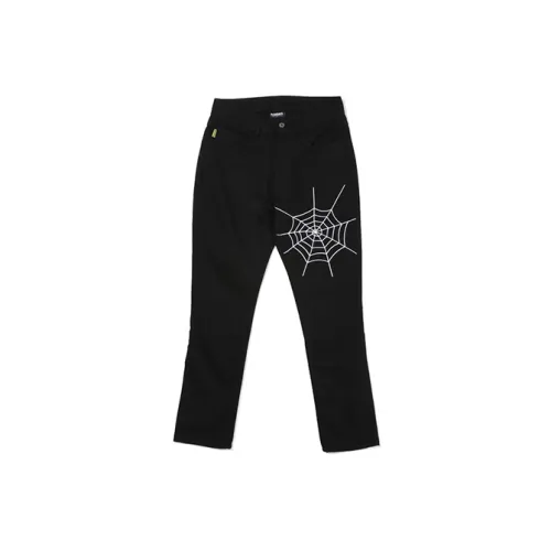 PLEASURES Casual Pants Unisex Black