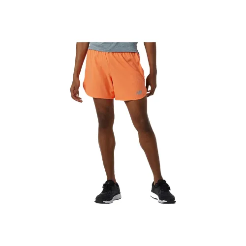 New Balance Impact Run 5 Inch Casual Shorts Men Orange