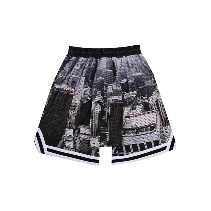 PCMY Loose Fit Shorts Unisex Black-1