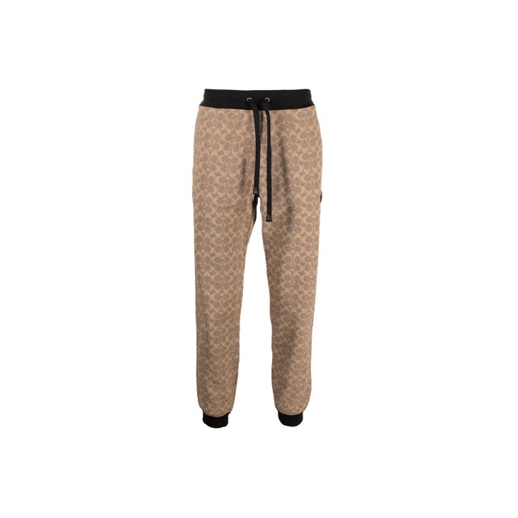 COACH Knitted Sweatpants Men Beige