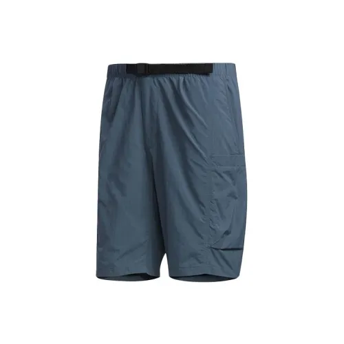 Adidas Cargo Shorts Men Legacy Blue