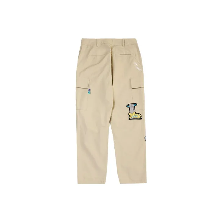 LiNing Skateboard Casual Pants Fall Unisex Khaki-1