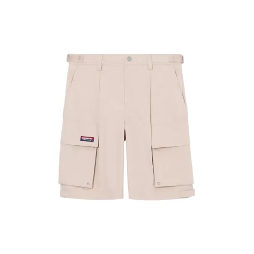 Burberry Cargo Shorts Men Soft Yellow Brown