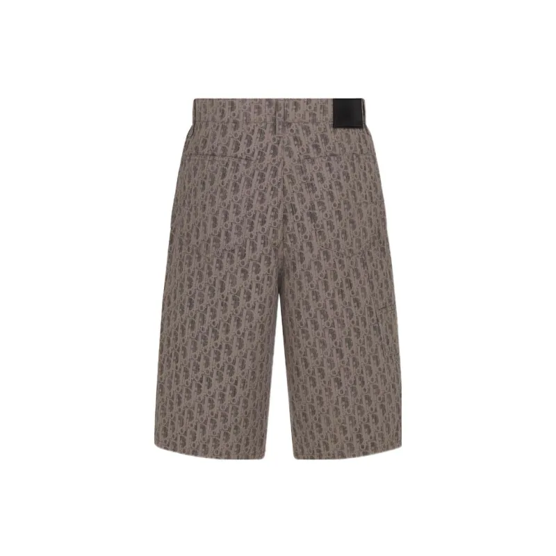 DIOR Dior Quarterly New Products SS22 Denim Shorts Men's Brown-1