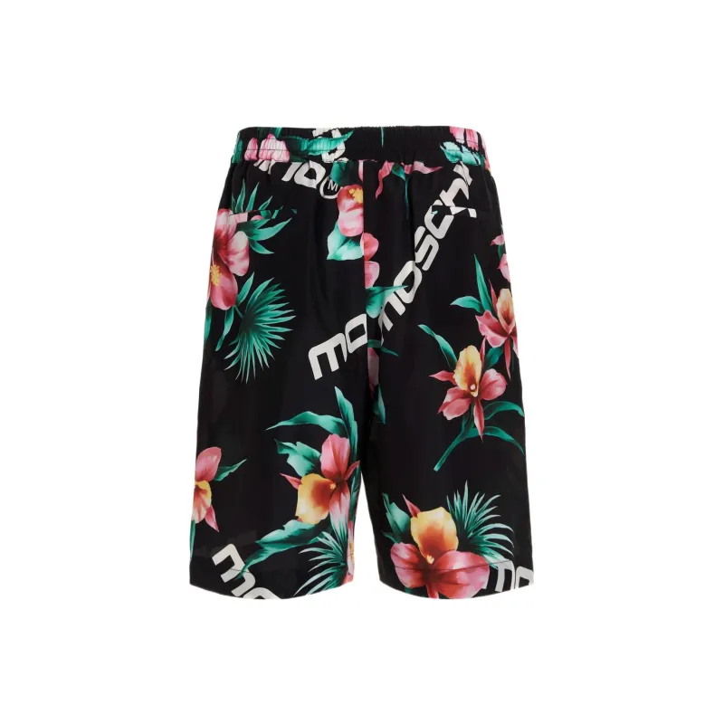 MOSCHINO Hibiscus Printed Bermuda Shorts-1