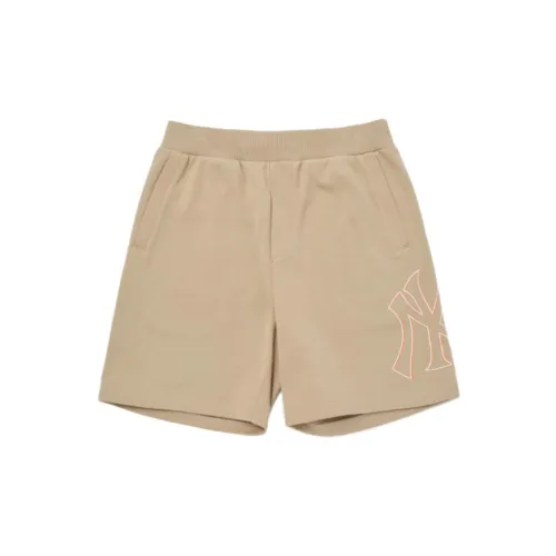 MLB Base Logo Casual Shorts Unisex Beige